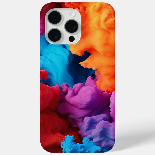Ästhetische Kunst Abstrakte farbige Splash Case-Mate iPhone Hülle (Rückseite)