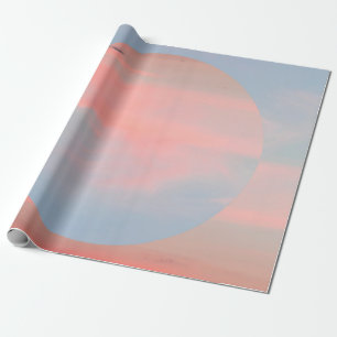 Ästhetische Kunstcollage mit schönem Himmel-Sonnen Geschenkpapier