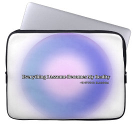 Ästhetische Manifestation der lila Aura Laptopschutzhülle