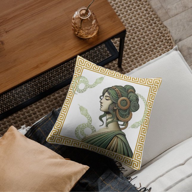 Ästhetische Medusa Art Pillow Kissen (Von Creator hochgeladen)