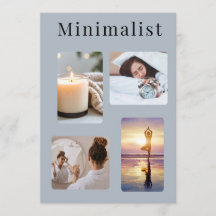Ästhetische Minimalistische Foto-Collage Raumdeko