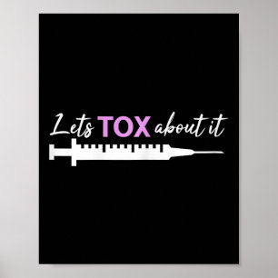 Ästhetische Nurse Botox Injektor Kosmetische Krank Poster