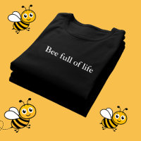 Ästhetische Outfit Zitat Bee voll Leben