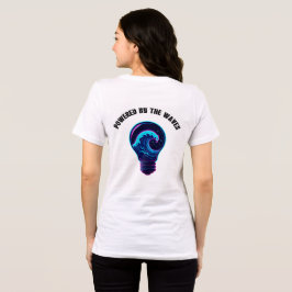 Ästhetische Ozeanwellen-Glühbirne  Tri-Blend Shirt