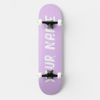 Ästhetische Pastell Lila Skateboard