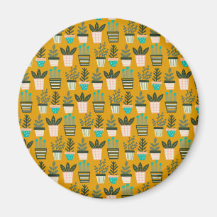 Ästhetische Pflanze Kunst Magnet