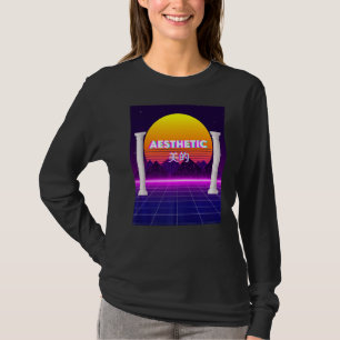 Ästhetische Retro Sunset Vaporwave Ästhetik Ndie S T-Shirt