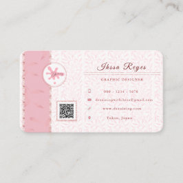 Ästhetische Rosegold-Visitenkarte Visitenkarte