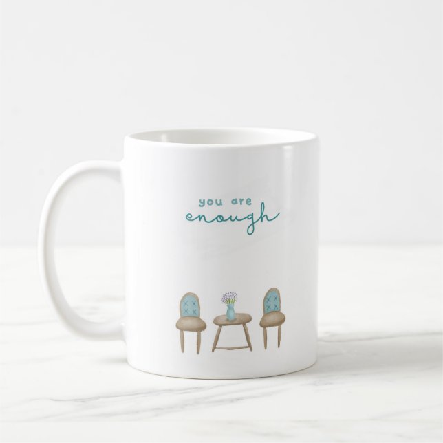 Ästhetische sanfte Zuneigung Soft Pastel Romantik Kaffeetasse (Links)