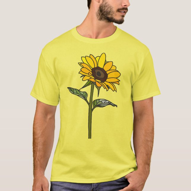 Ästhetische Sonnenblume T-Shirt (Vorderseite)