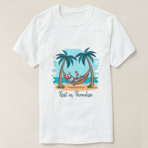 Ästhetische Spooky Beach Ghost Vibes Holiday T-Shirt