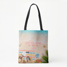 Ästhetische Strand-Sommer-Tasche