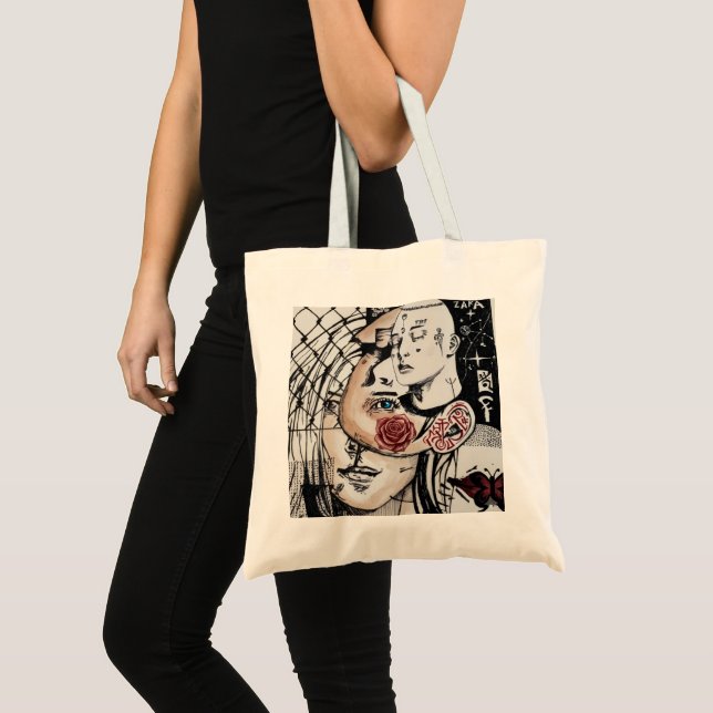 ästhetische Surreal Art-Tasche – Edle Alternative  Tragetasche (Vorderseite (Produkt))
