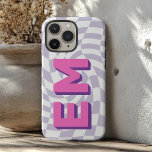 Ästhetische Tafel Trendy Monogram iPhone 16 Pro Max Hülle<br><div class="desc">Die Einführung des iPhone 16 Pro Max Case mit einem stilvollen, ästhetischen Schachbrettmuster, das das Aussehen Ihres Telefons erhöht. Dieses Premium-Gehäuse ist mit zwei trendigen Initialen personalisiert - ideal, um Ihren Vor- und Nachnamen in einem modernen, eleganten Design zu präsentieren. Das Schachbrettmuster verleiht dem Gerät eine Touch von Kühnheit, die...</div>