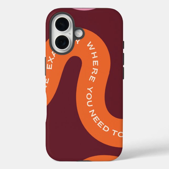 Ästhetische Typografie Case-Mate iPhone Hülle (Rückseite)