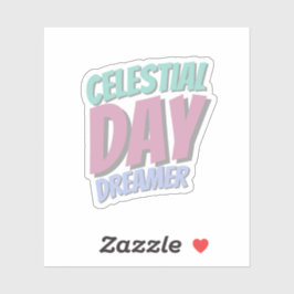 Ästhetische und ruhige Aufkleber