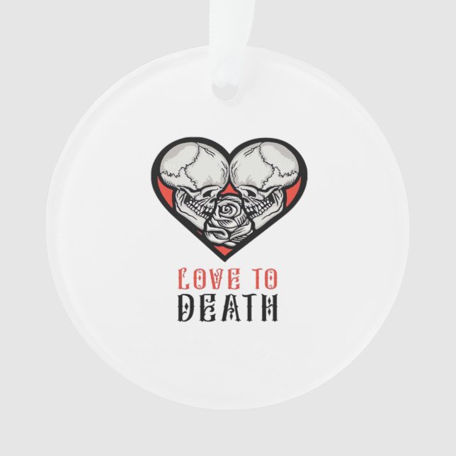 Ästhetische Valentine bis zum Tod machen uns Teil Ornament (Vorderseite)
