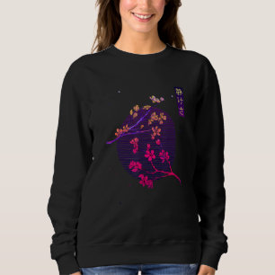 Ästhetische Vaporwave Japanischer Blossom Ruhe Che Sweatshirt