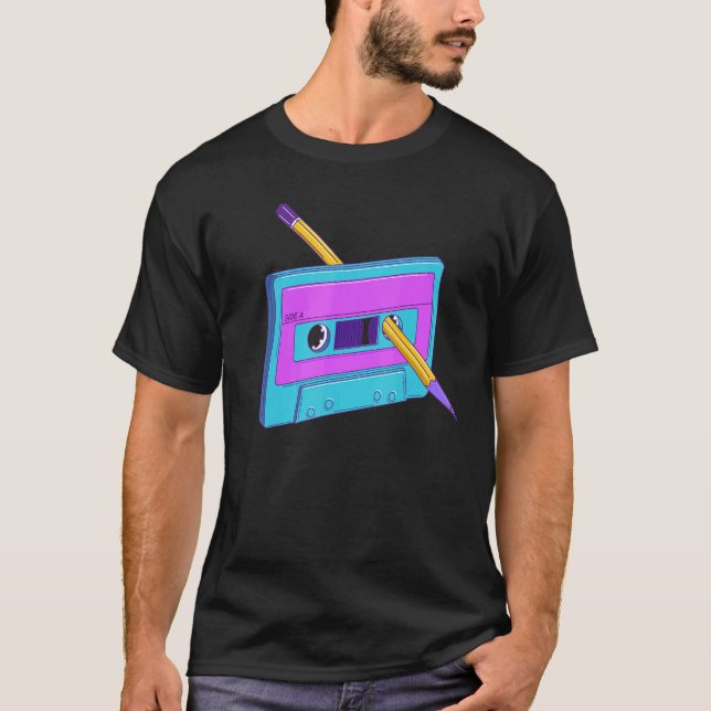Ästhetische Vaporwave Kleidung Synthwave Retrowave T-Shirt (Vorderseite)