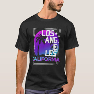 Ästhetische Vaporwave Los Angeles California CA Re T-Shirt