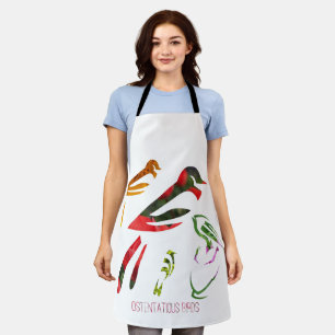 Ästhetische Vögel Schürze