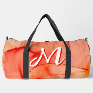 Ästhetische warme abstrakte grafische Wochenendrei Duffle Bag