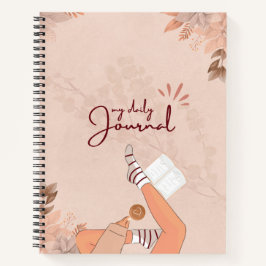 Ästhetische Wasserfarbe Notizbuch