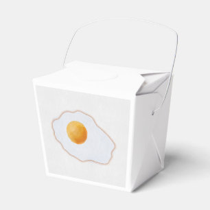 Ästhetische Wasserfarbe Spiegelei Minimalistische Geschenkschachtel