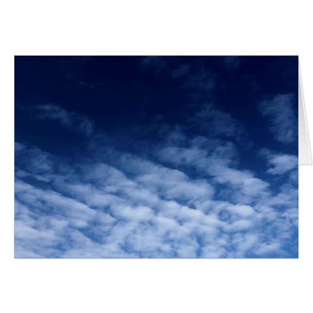 Ästhetische Wolkenkarten (Vorderseite (Horizontal))