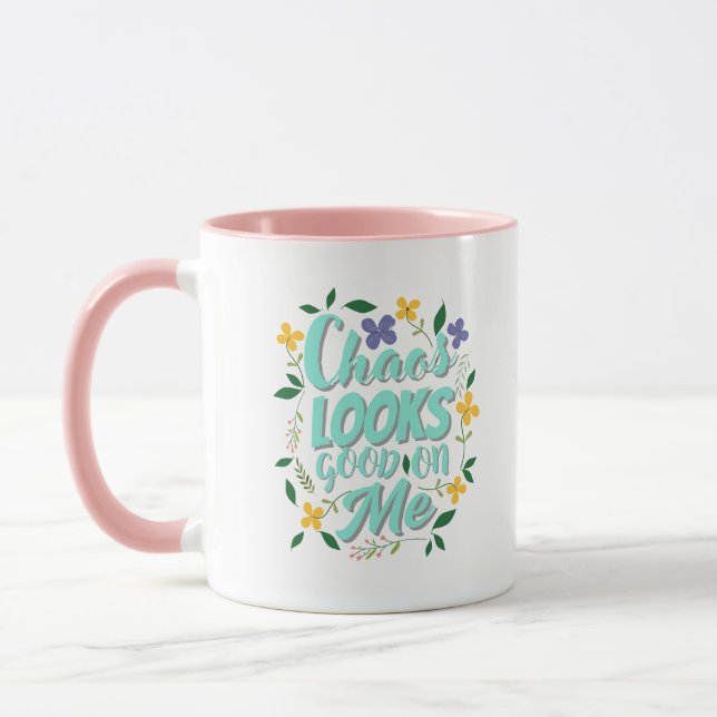 Ästhetische Zitat-Kaffeetasse  Tasse (Links)