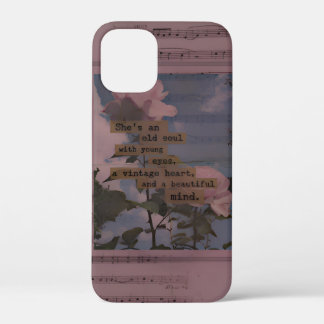 Ästhetische Zitate, Rose, Vintage Frauen, romantis Case-Mate iPhone Hülle