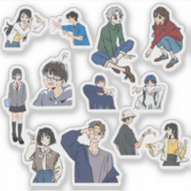 Ästhetischer Anime-Junge- und Mädchen-Casual-Outfi
