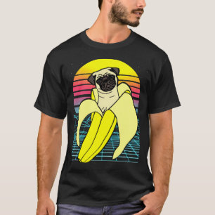 ästhetischer Bananen-Mops T-Shirt