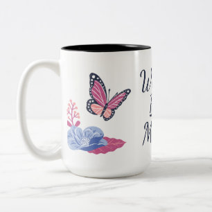 ästhetischer Becher Zweifarbige Tasse