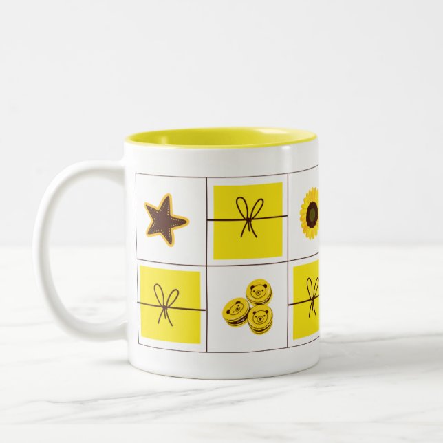 Ästhetischer Coquette-Becher Zweifarbige Tasse (Links)