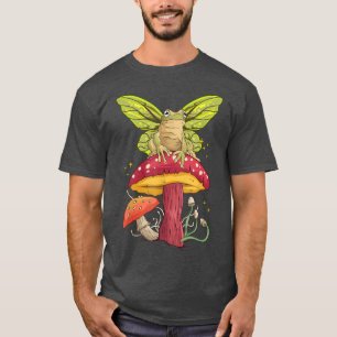 Ästhetischer Cottagecore-Frosch-Pilz-Fungi-Fairyco T-Shirt
