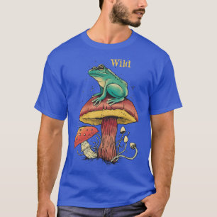 Ästhetischer Frosch Pilze Fungi Wild T-Shirt