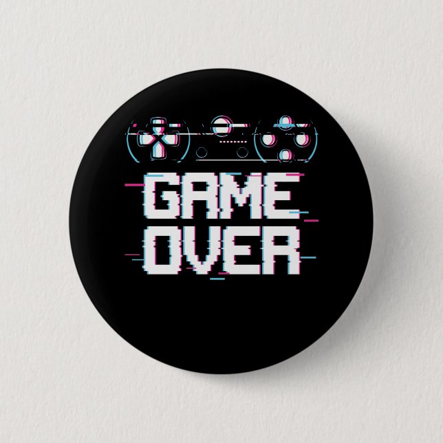 Ästhetischer Gaming Vaporwave Controller Gamer Button (Vorderseite)