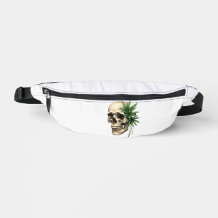 Ästhetischer Goth-Grunge-Totenkopf Tropischer Mons Bauchtasche