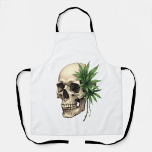Ästhetischer Goth-Grunge-Totenkopf Tropisches Mons Schürze