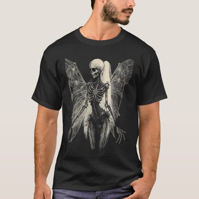 Ästhetischer Grunge Fairycore Butterfly Gotischer  T-Shirt (Vorderseite)