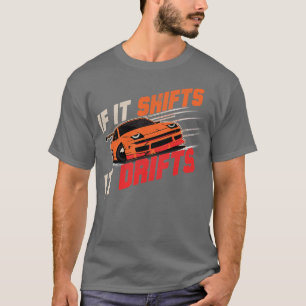 Ästhetischer japanischer Drift Racer, wenn es ihn T-Shirt