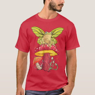 Ästhetischer Kernfrosch Mushroom Fungi Fairycor T-Shirt
