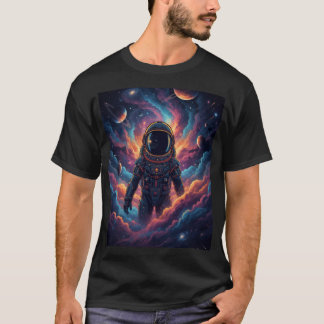 Ästhetischer Kosmischer Astronaut Nebel Weltraum G T-Shirt