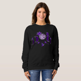 Ästhetischer Mitternächtlicher Himmelsmond Phase & Sweatshirt