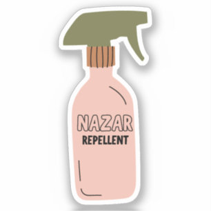 ästhetischer Nazar Repellent Funny Arab Aufkleber