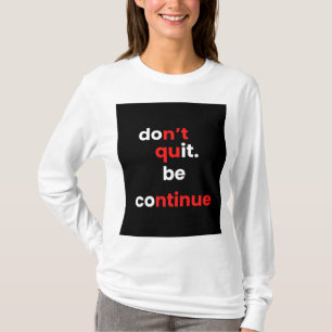 ÄSTHETISCHER QUOTEN-DESIGN-T - SHIRT
