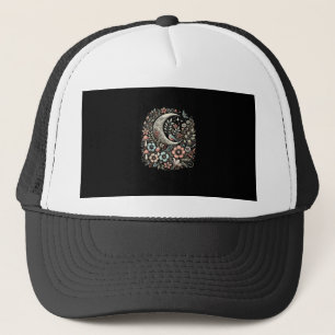 Ästhetischer Retro-Goblincore- und Cottagecore-Pil Truckerkappe