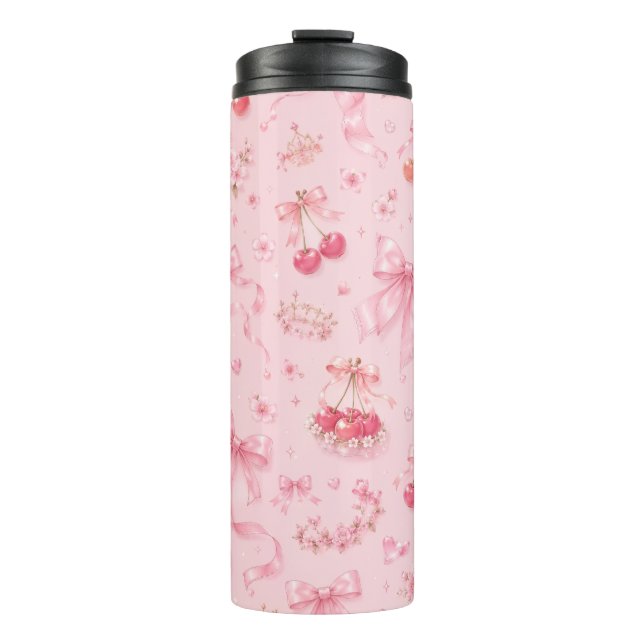 Ästhetischer Rosa Girly Becher (Vorderseite)