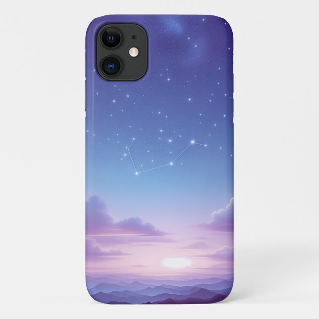 Ästhetischer Sternenhimmel mit Sternbildern - Träu Case-Mate iPhone Hülle (Rückseite)